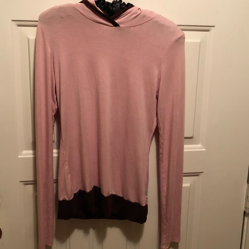 Guess Super Soft Hooded Long Sleeve Shirt - L
